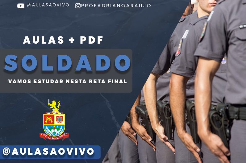 Curso completo de Matemática para Soldado PM SP+PDF