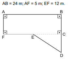 Questão de VUNESP sobre Teorema de Pitágoras