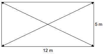 Questão de VUNESP sobre Teorema de Pitágoras