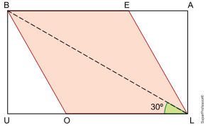 Questão de VUNESP sobre Áreas de Figuras Planas