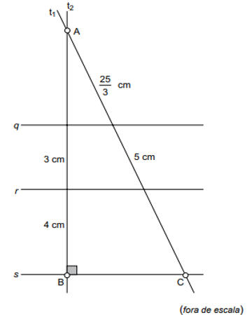 Questão de VUNESP sobre Teorema de Pitágoras