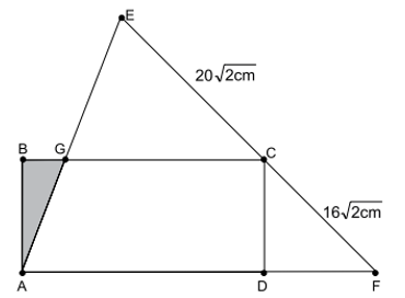 Questão de VUNESP sobre Áreas de Figuras Planas