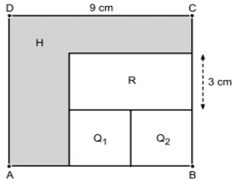 Questão de VUNESP sobre Áreas de Figuras Planas